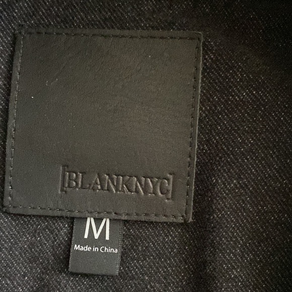 BLANKNYC Mens Grey Hooded Denim Jacket Size M - Picture 4 of 7
